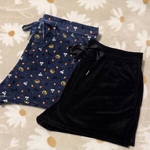 Halloween Themed Pajama Shorts Set Women’s XL